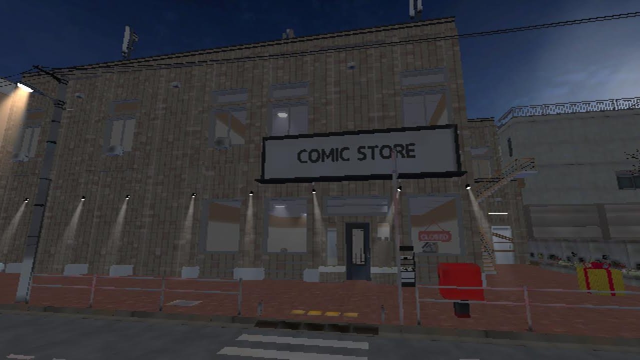 Kita bermain comic books store simulator