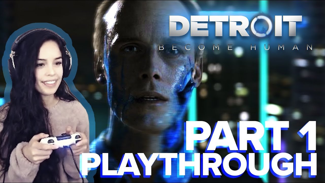 Detroit: Become Human PART ONE - Valkyrae Full Playthrough