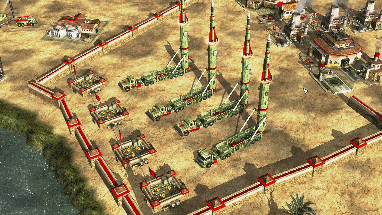 Nuke China 1 vs 2 USA Commander in Chief - C&C Generals Continue