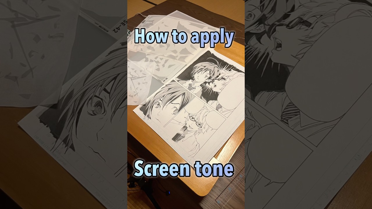 Manga Page Tutorial | Bakuman by Takeshi Obata