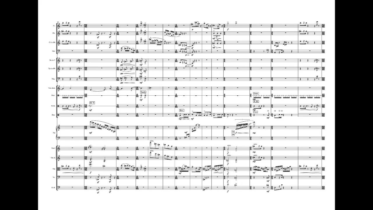 つみあげうた　室内オーケストラのための【作曲】
