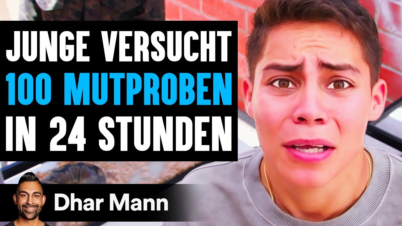 Junge Versucht 100 MUTPROBEN In 24 Stunden | Dhar Mann Studios