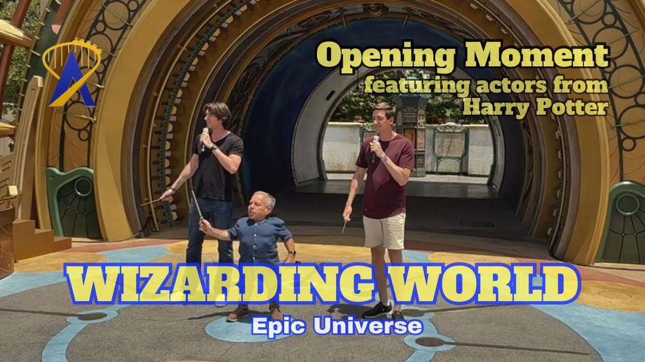 Harry Potter Actors Open Ministry of Magic at Epic Universe