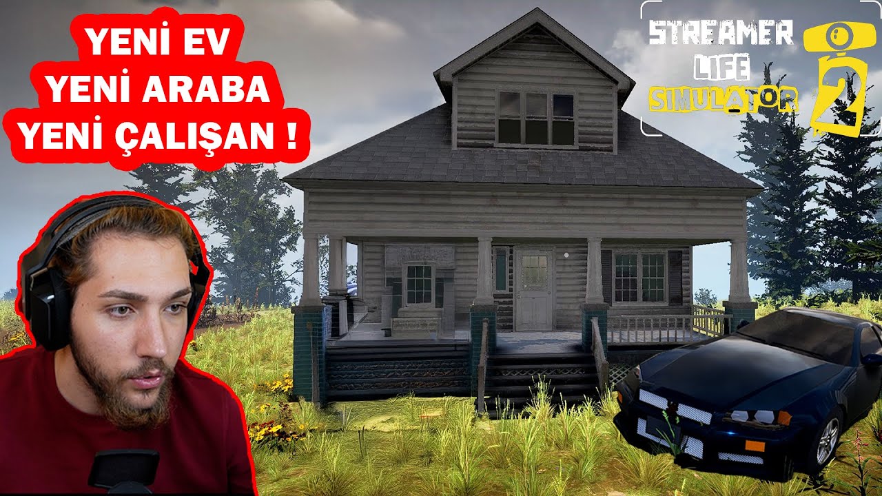 YENİ EVE TAŞINIP YAYINCI KIZI İŞE ALDIK ! STREAMER LIFE SIMULATOR 2 (4. BÖLÜM)