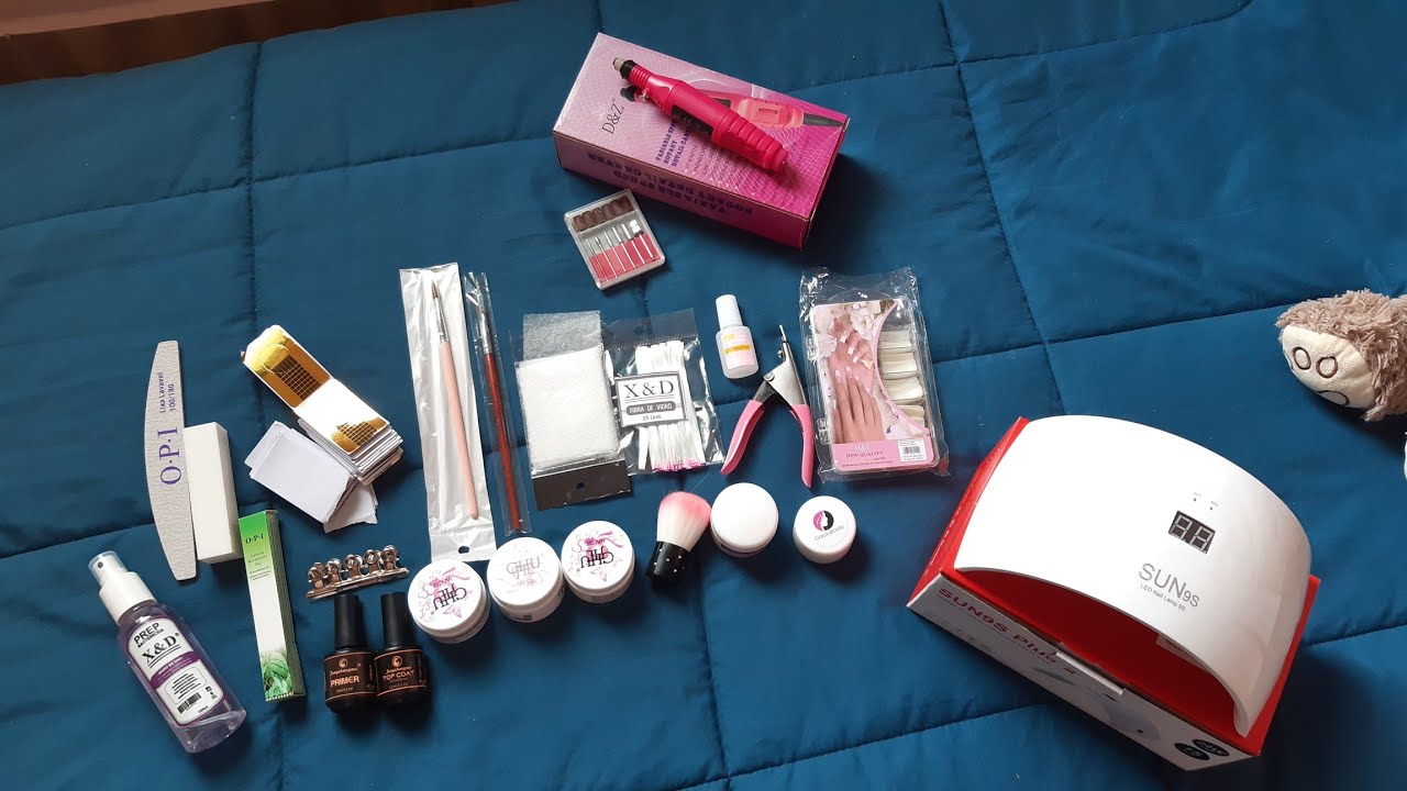KIT DE UNHAS DE GEL DO MERCADO LIVRE💅🥰