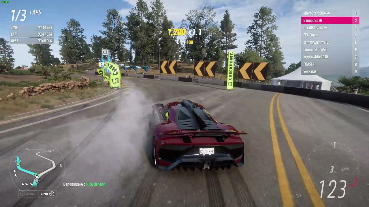 Forza Horizon 5 - AMG-one S2998 - multiplayer race with friends.