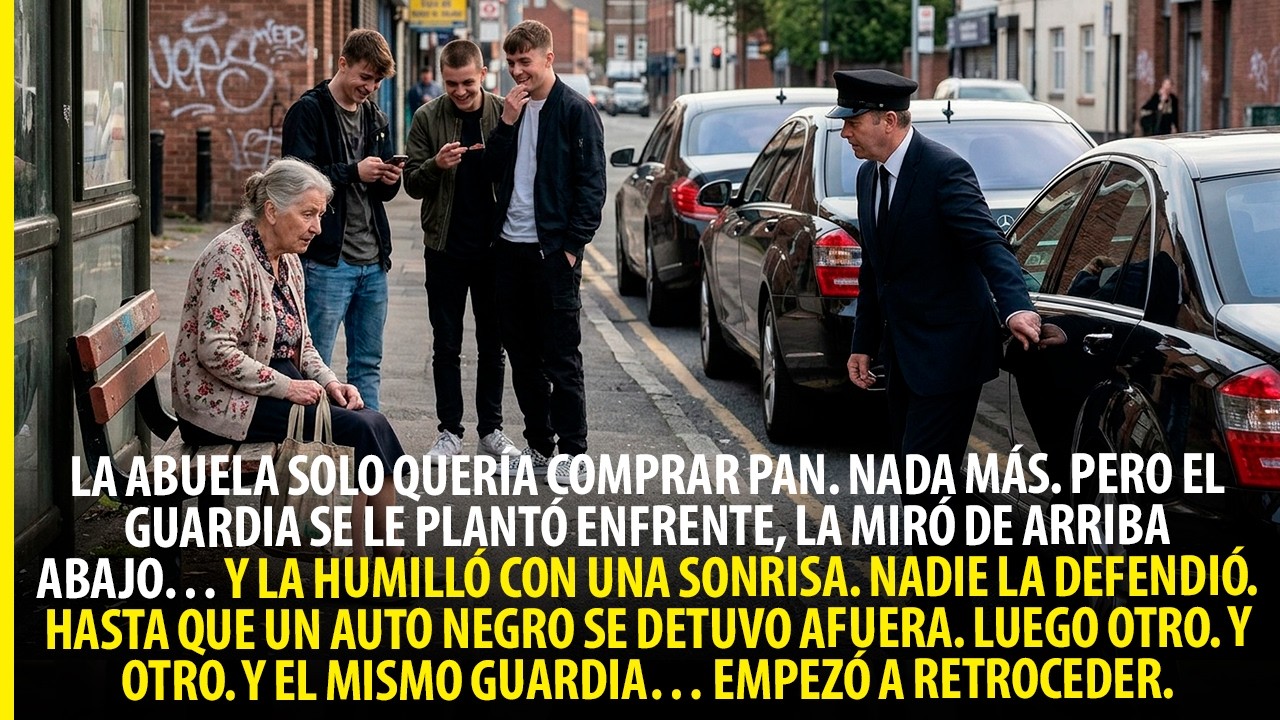 SE BURLARON DE LA ABUELA POBRE… HASTA QUE LLEGARON 3 AUTOS NEGROS A BUSCARLA