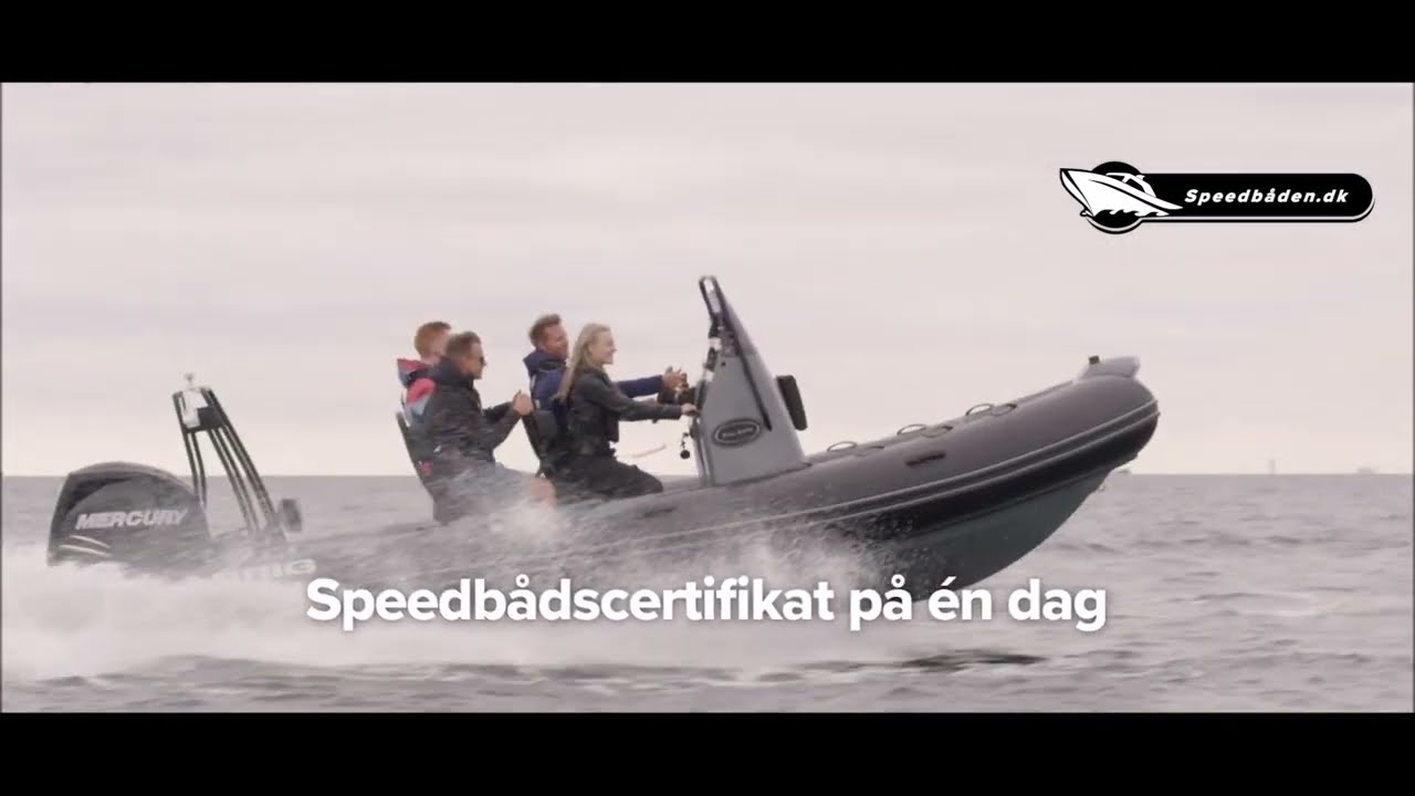 Speedbådscertifikat på en dag