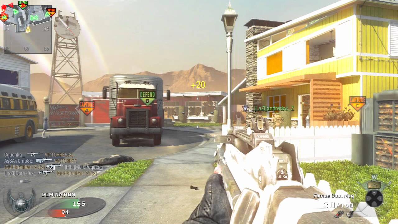 Black Ops - Nuketown 135/6 Com Famas nerfada