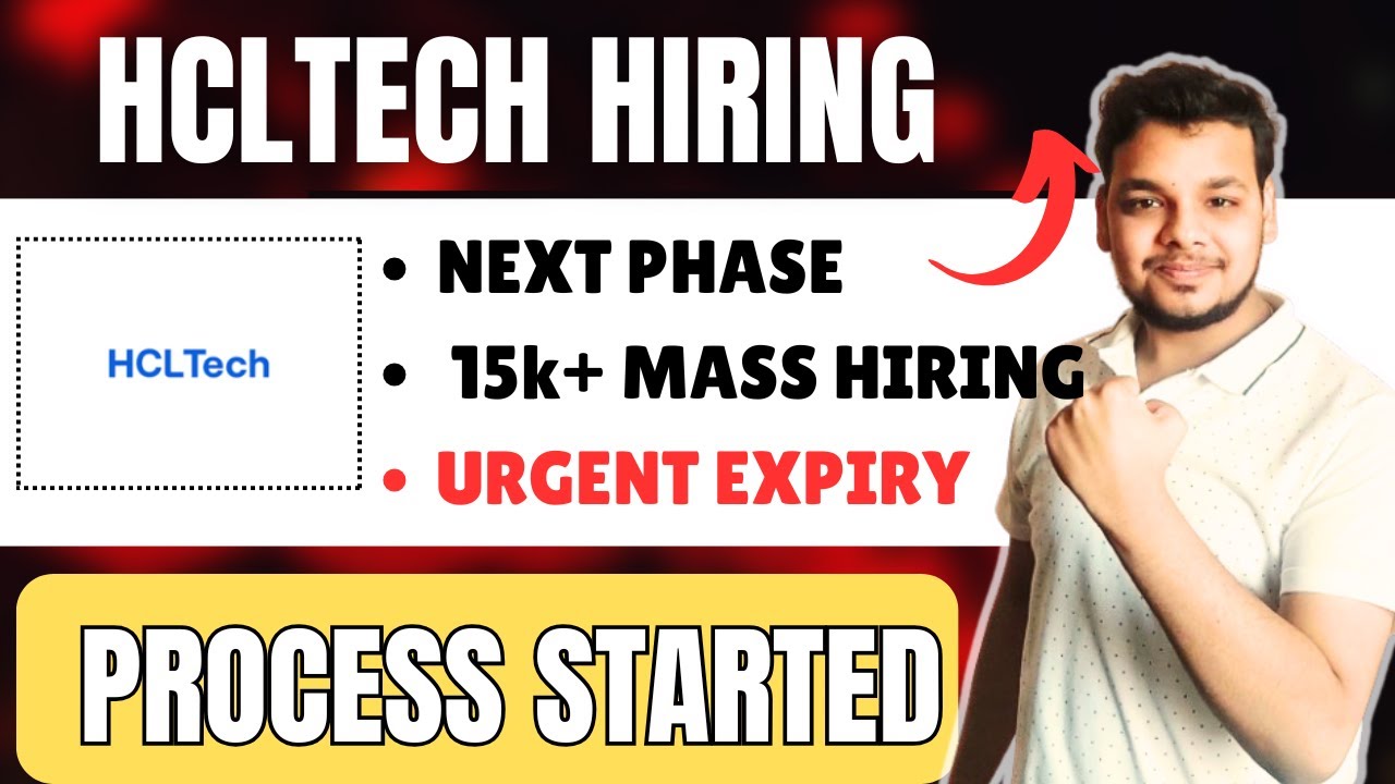 Finally HclTech GET Mass Hiring | Next Phase | HclTech GET | Exam Pattern , Process | How to Apply?