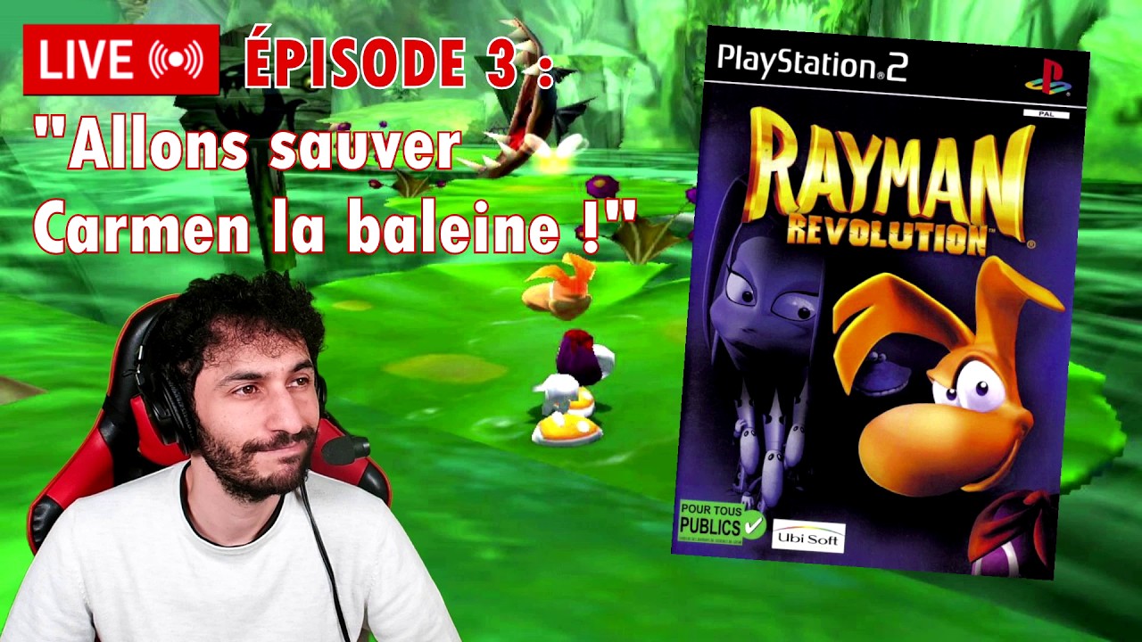 RAYMAN REVOLUTION (PS2 - 2000) - On part à la rescousse de CARMEN la baleine ! - 3/?