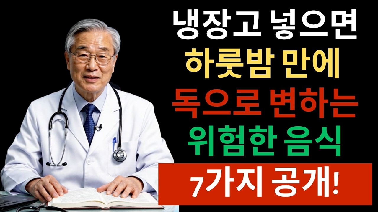 냉장고가 음식을 독으로 만듭니다. 지금 당장 꺼내세요 | 시니어건강정보