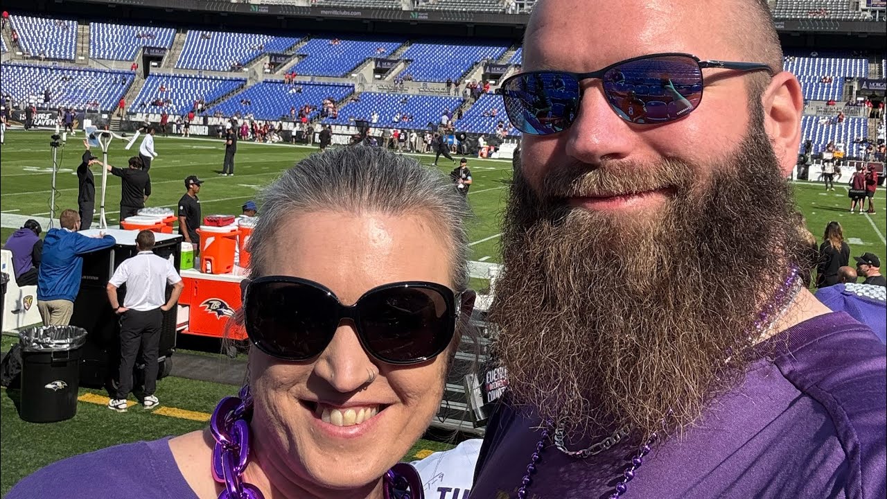 SURPRISE Trip To Baltimore, Maryland For The Ravens Vs Commanders Game! 2nd Row 50 Yard Line Seats