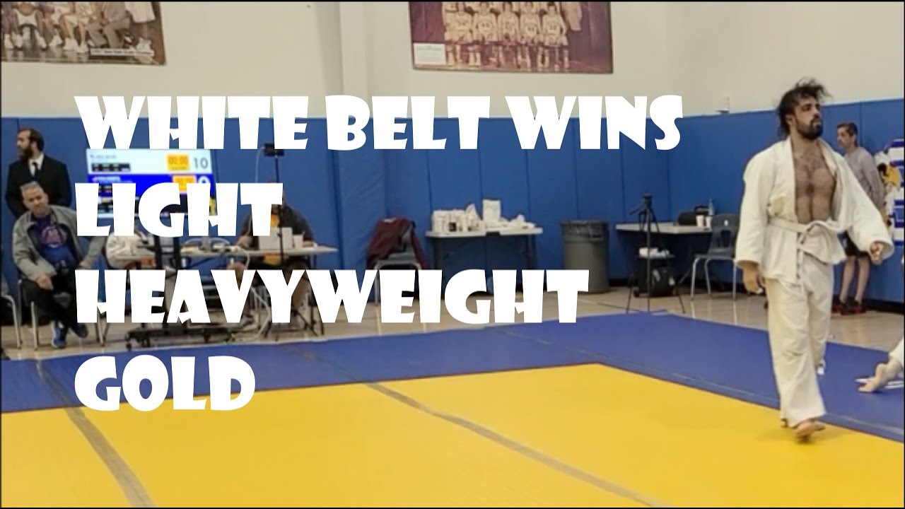 Judo White Belt Wins GOLD in Light Heavyweight Division