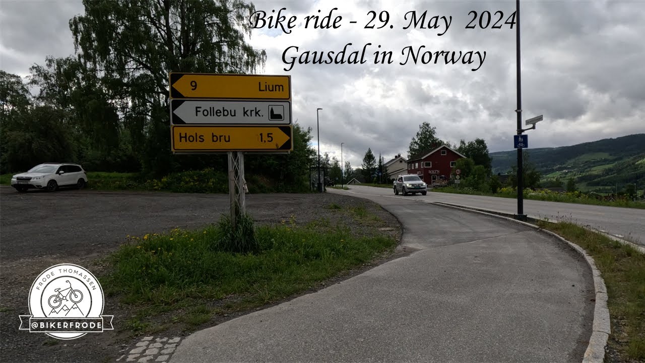 BikerFrode Follebu bike ride &mdash; walking and cycling path, fresh wind and peace May 29, 2024 🌲🚴&zwj;♂️