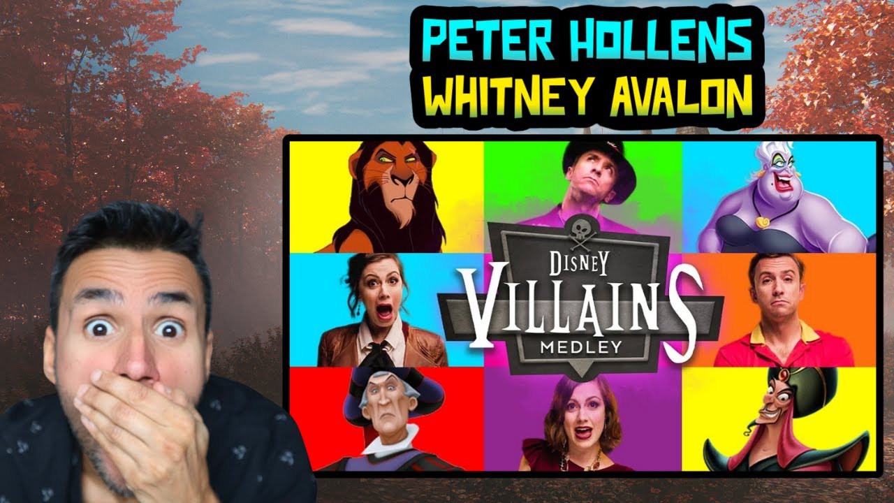Питер Холленс и Уитни Авалон — Эпическое попурри из «Disney Villains» (РЕАКЦИЯ)