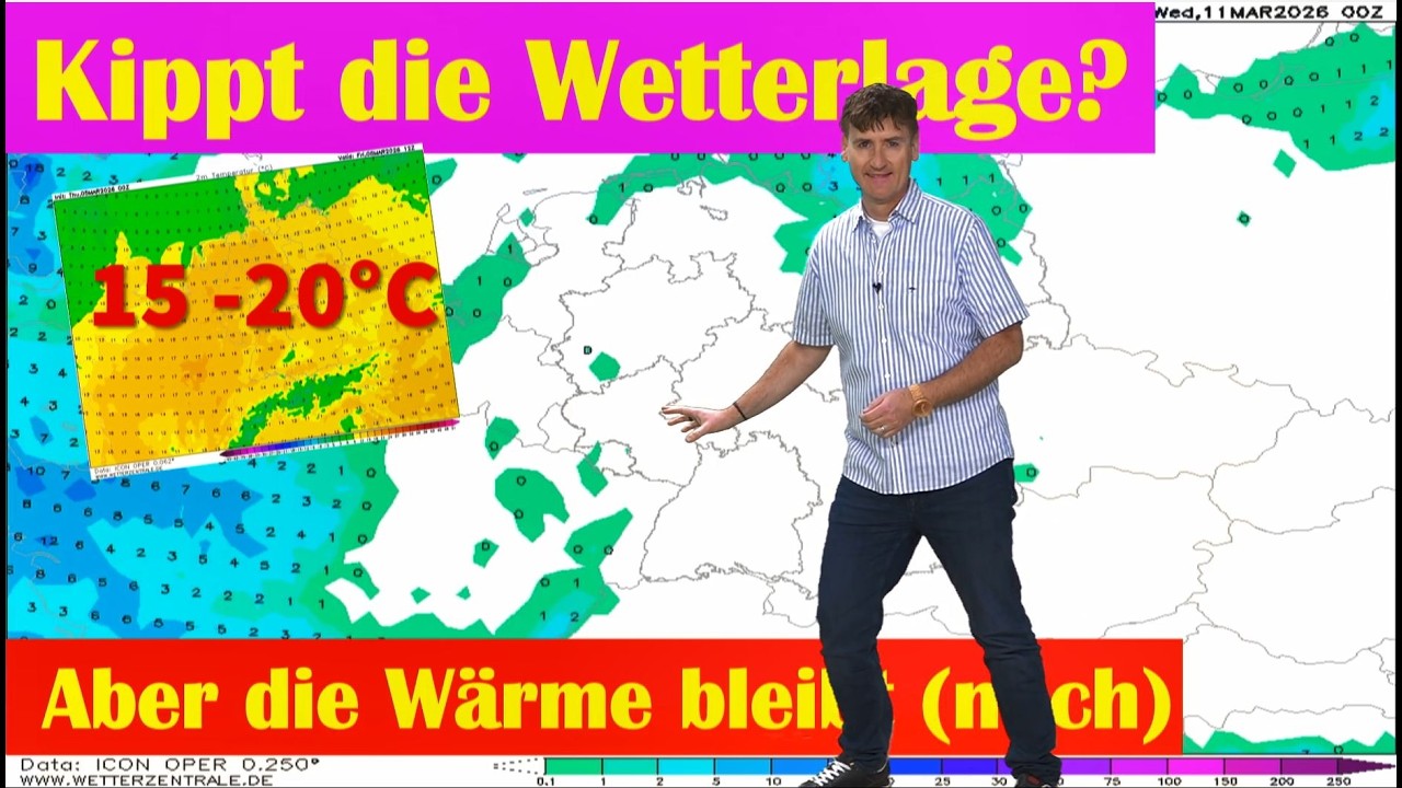 Das warme Frühlingswetter geht bis in die 3. Märzdekade weiter! Ab Mittwoch ein paar Schauer möglich