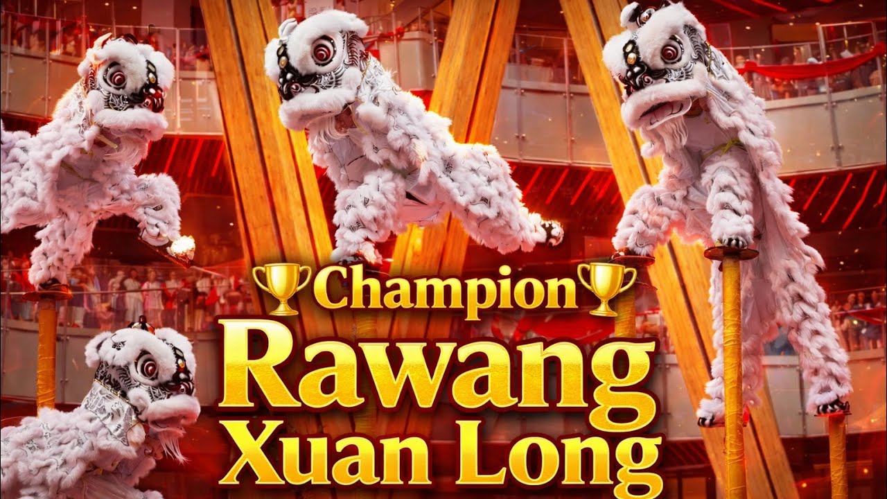 World Dragon & Lion Dance Extravaganza｜Champion High Pole Lion Dance🏆Rawang Xuan Long 万挠玄龙 Lalaport 