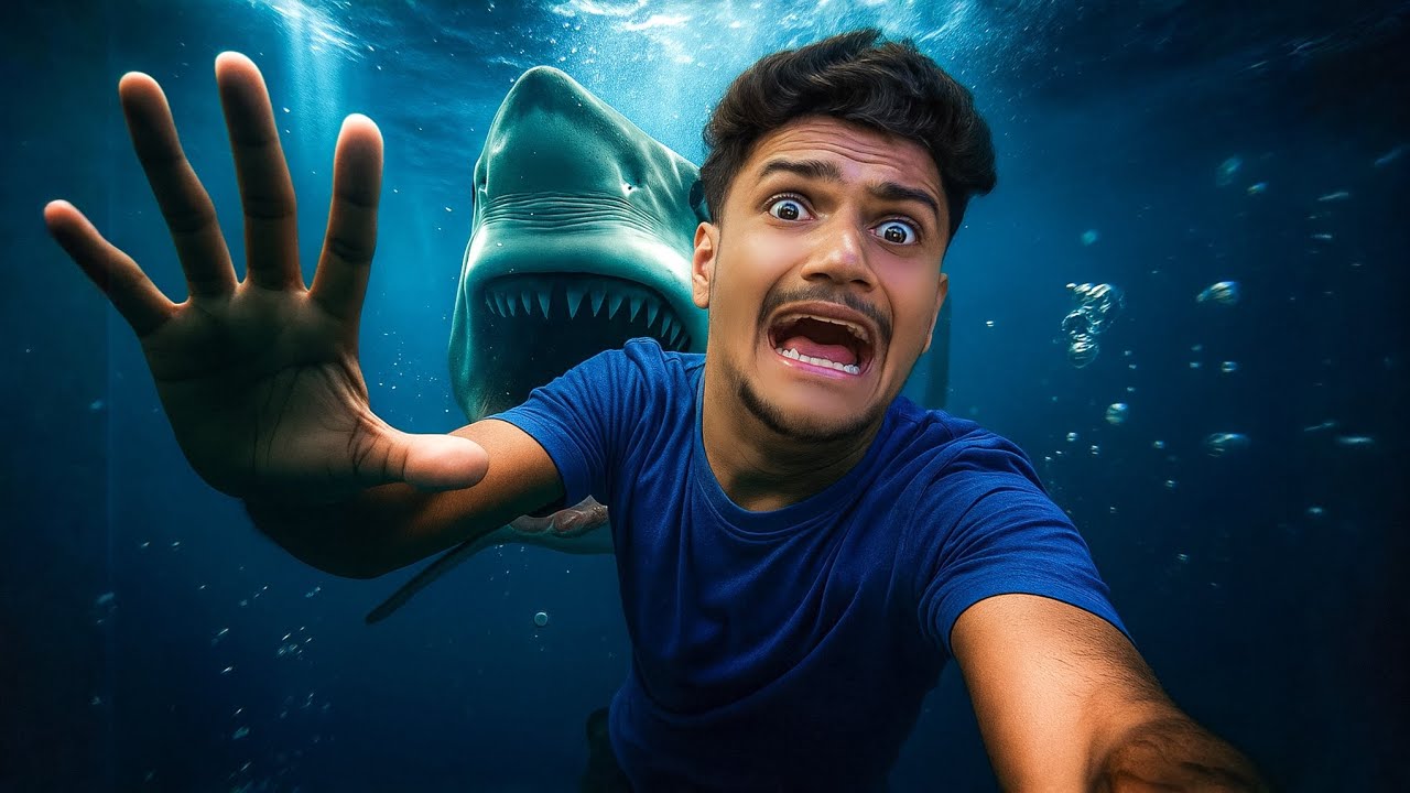 Shark in the Pool… And We’re Locked In😱 | SURAJ GAMING