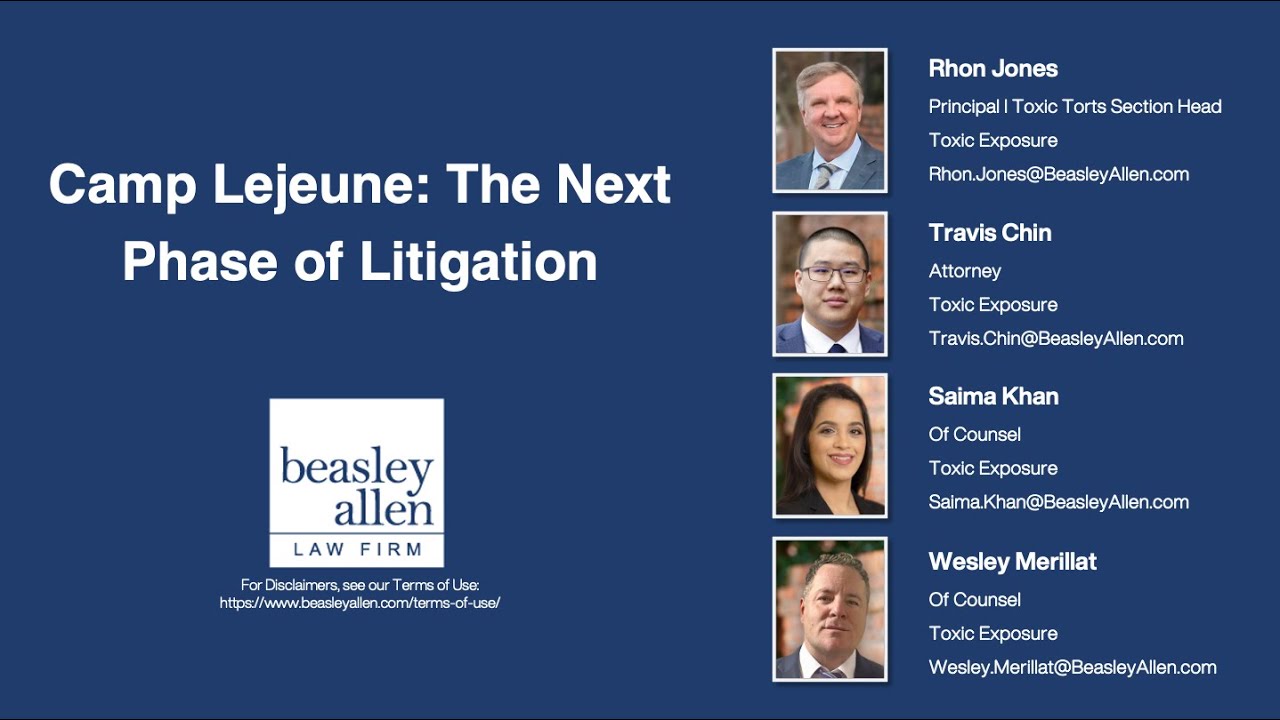 Camp Lejeune: The Next Phase Of Litigation