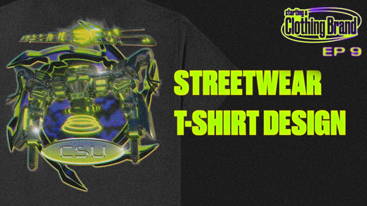 Y2K Streetwear T-Shirt Design • Starting a Clothing Brand Episode 9 [Recap]