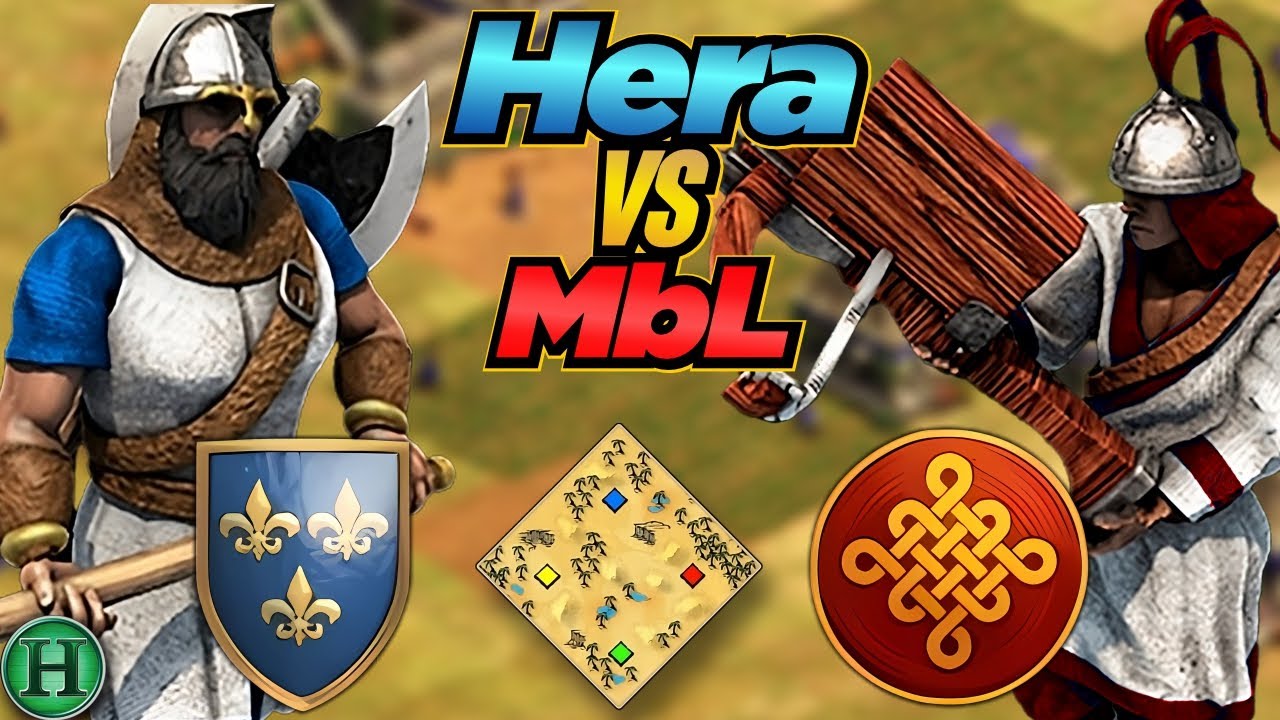 Franks vs Chinese | 1v1 Arabia | vs MbL | AoE2