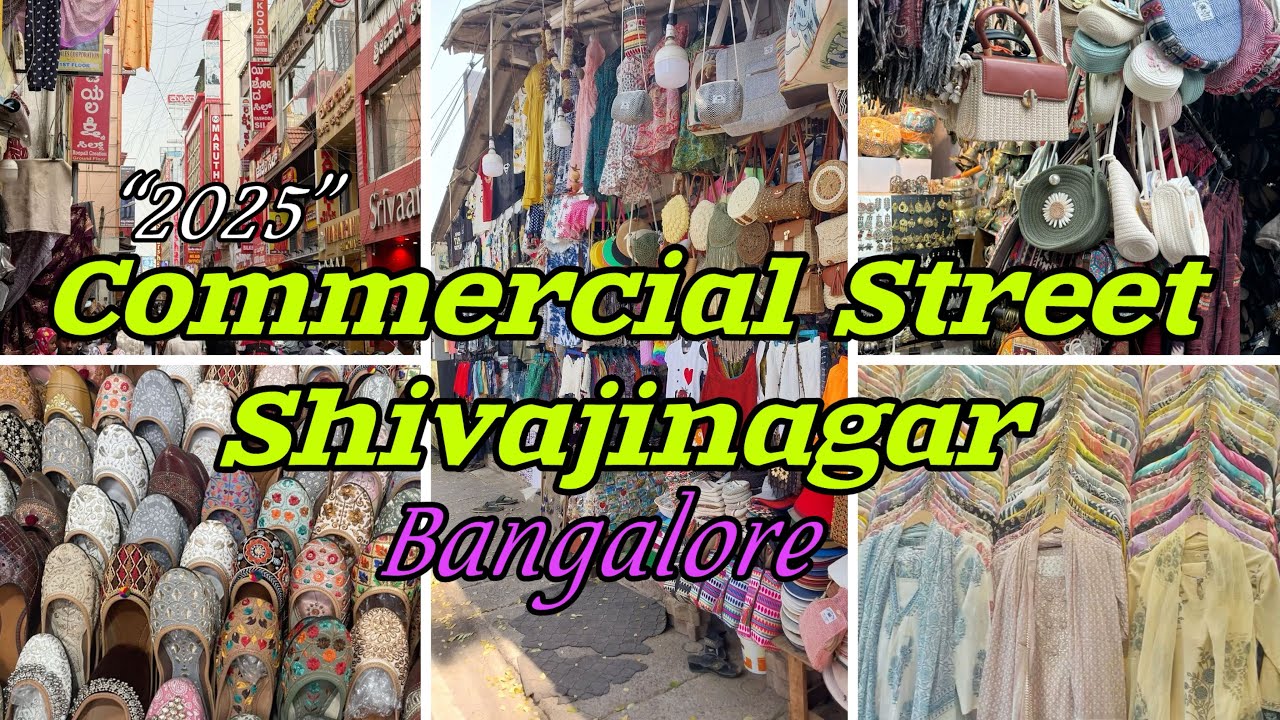 Exploring Bangalore’s CHEAPEST Shopping Streets 🛍️ | Commercial Street + Shivajinagar