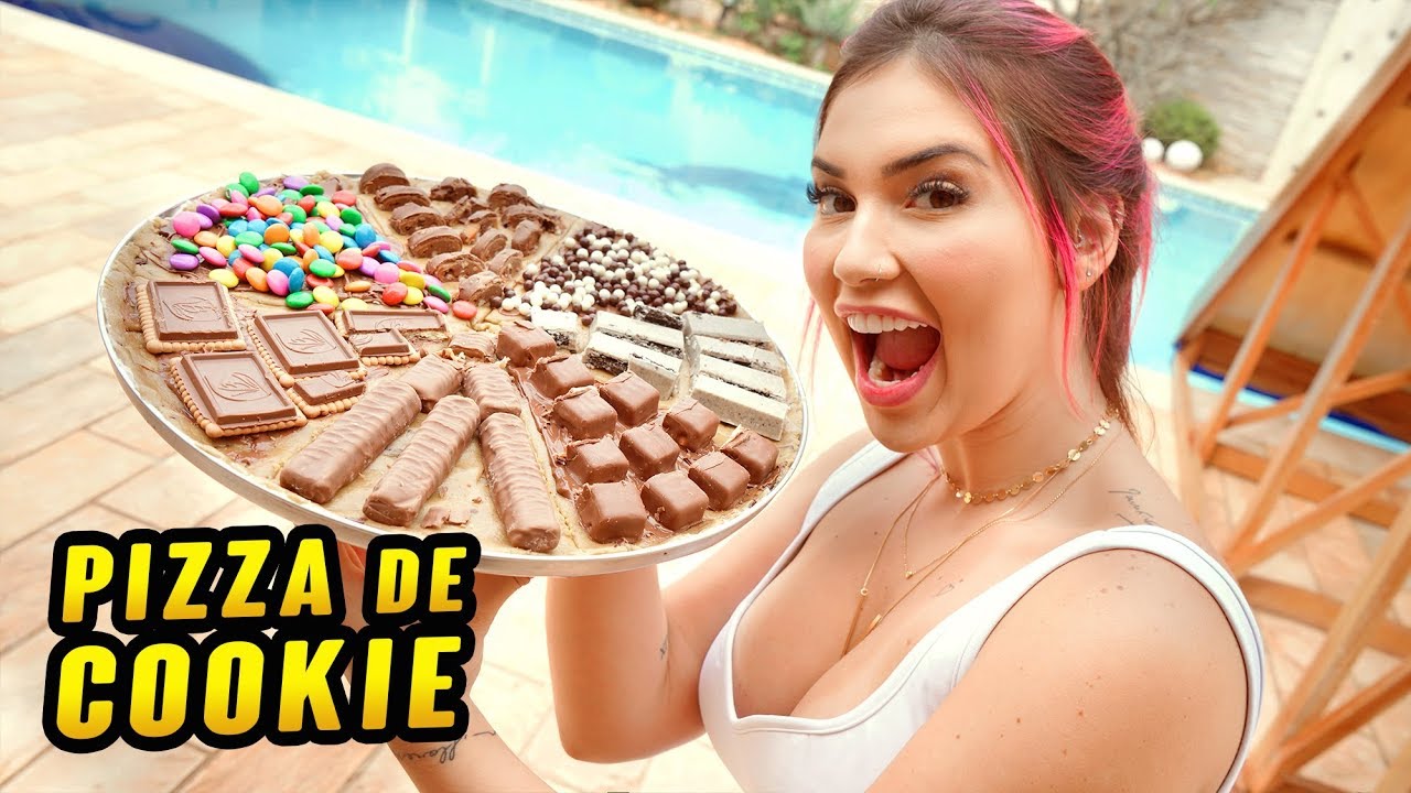 COMO FAZER A MELHOR PIZZA DE COOKIE DO MUNDO?!!!