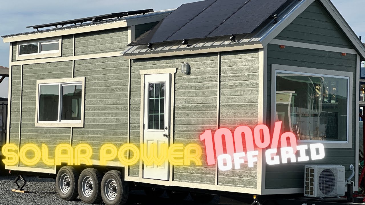 28ft Off Grid Tiny Home Tour