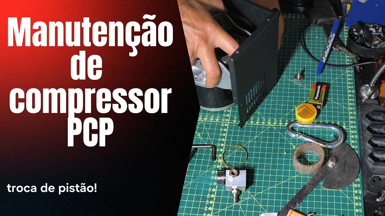 Manutenção de compressor PCP, troca do pistão!