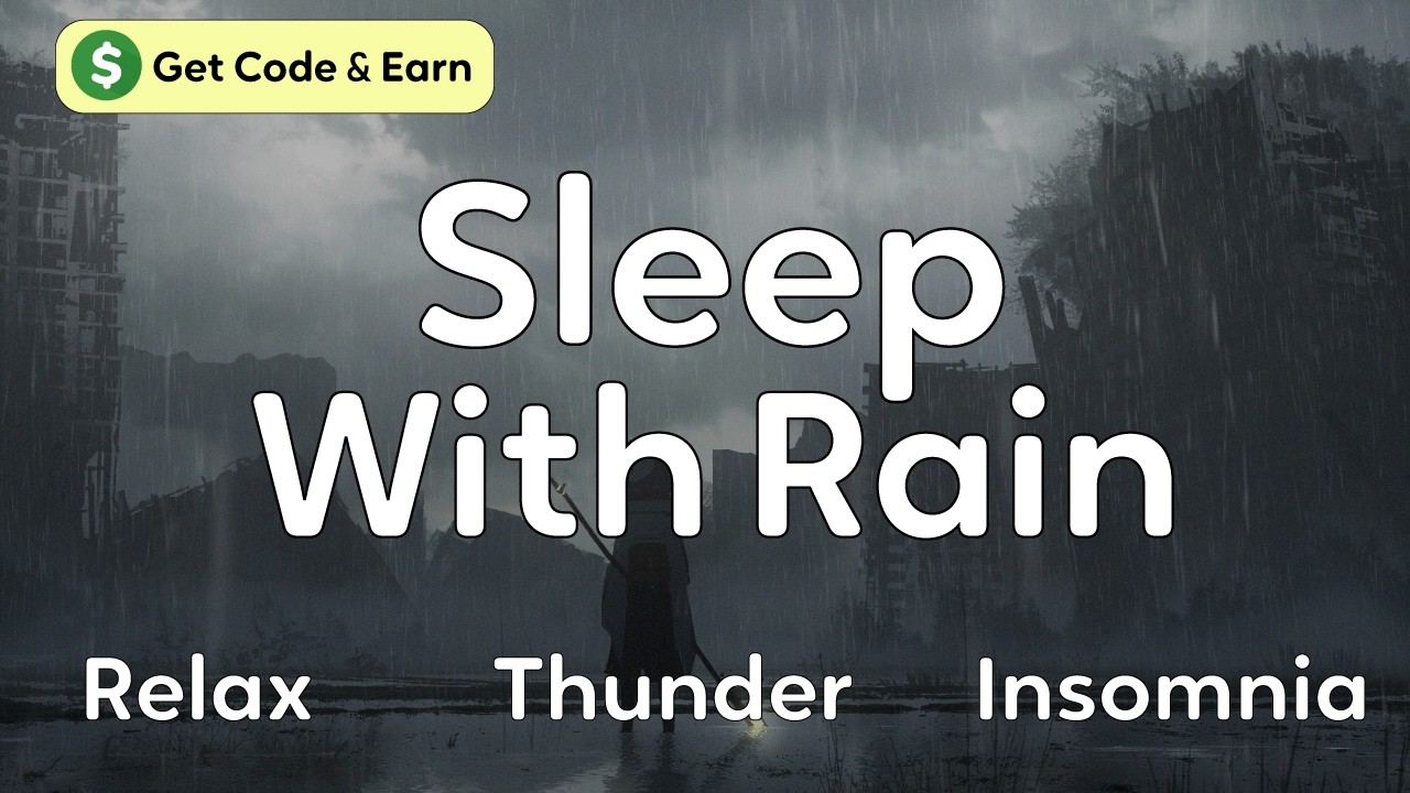 Sleep With Rain Sounds 🌧️ Deep Sleep in 5 Minutes | Relaxing Rain Ambience for Stress Relief