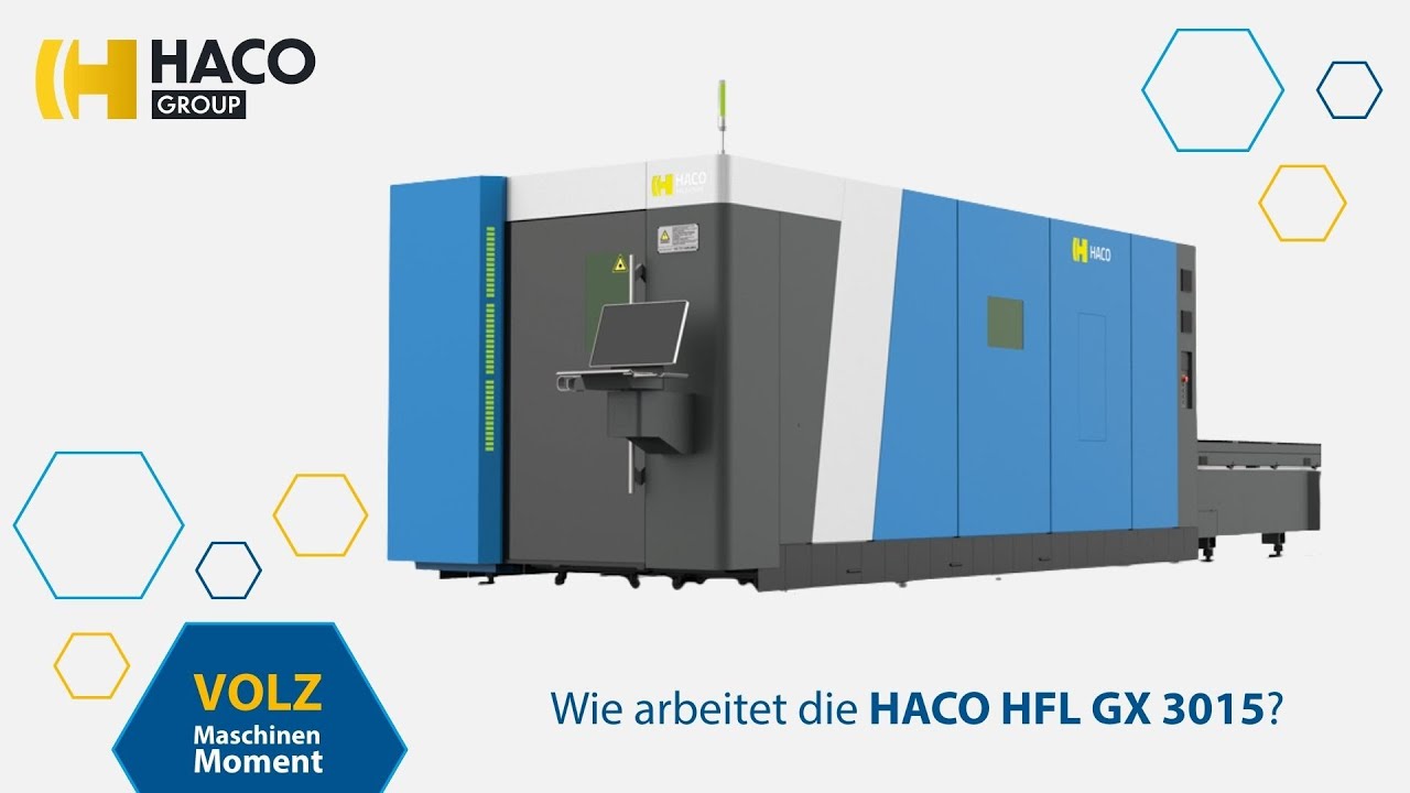 Faserlaser Schneidanlage HACO HFL 3015 schlägt Funken 💥