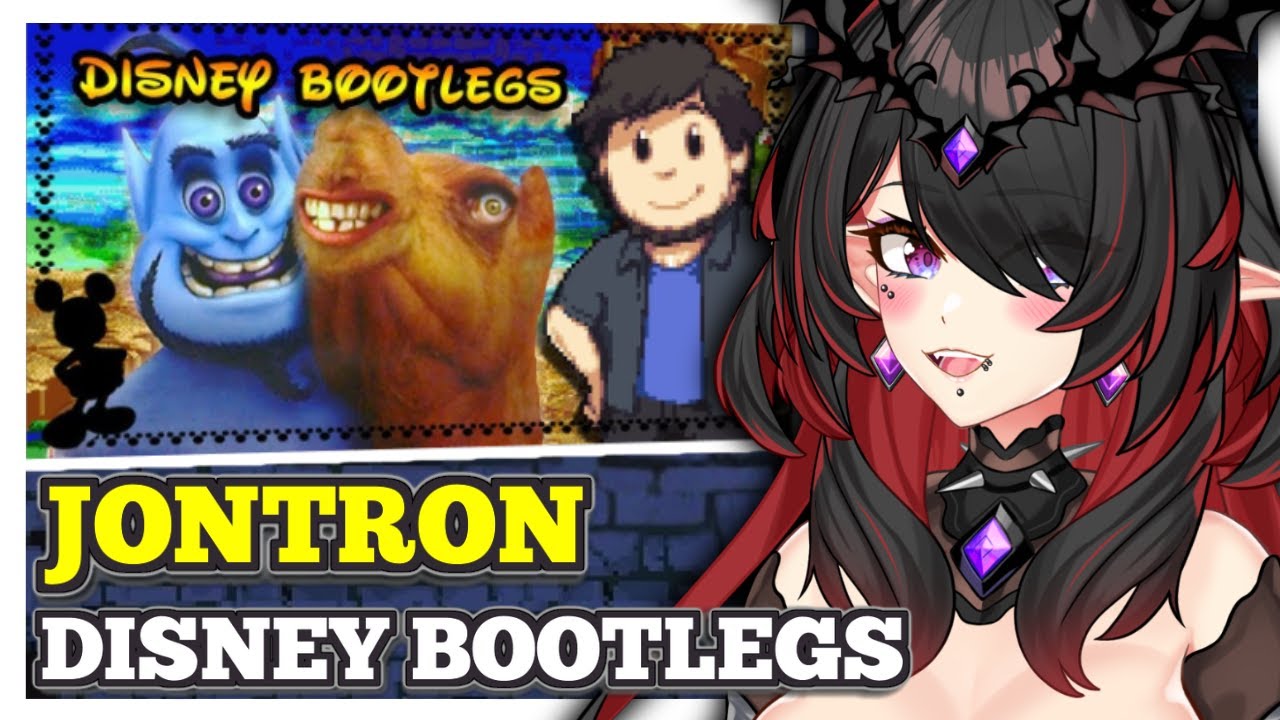 Реакция на пиратские копии диснеевских мультфильмов от JonTron