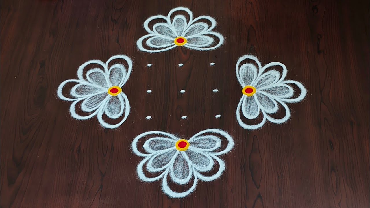 Karthikamasam muggulu🌹|chukkala muggulu|easy daily rangoli designs|pandaga muggulu#Rang kaa Rangoli