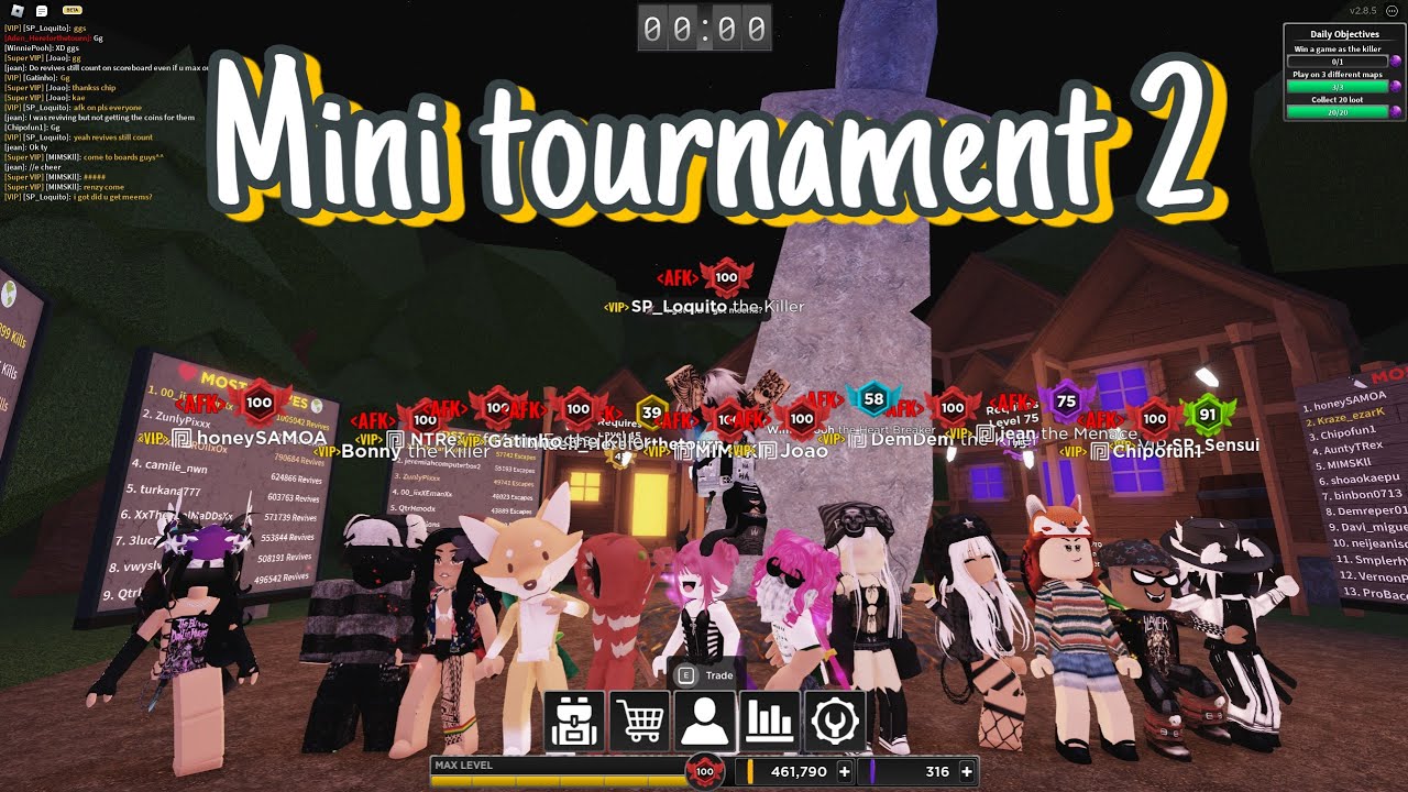 MINI TOURNAMENT 2 (MOBILE ONLY) | Survive The Killer