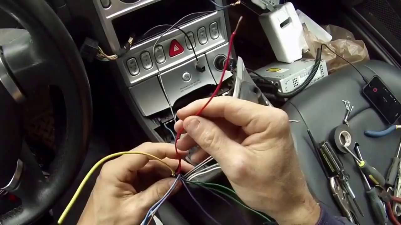 May 28/2016. Installing a Kenwood stereo in my 2004 crossfire