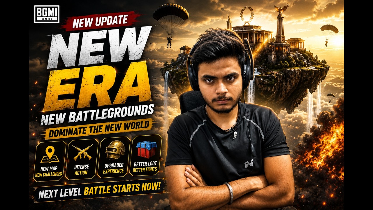 BGMI 4.4 UPDATE 🔥 New Era Gameplay & Crown's Abode