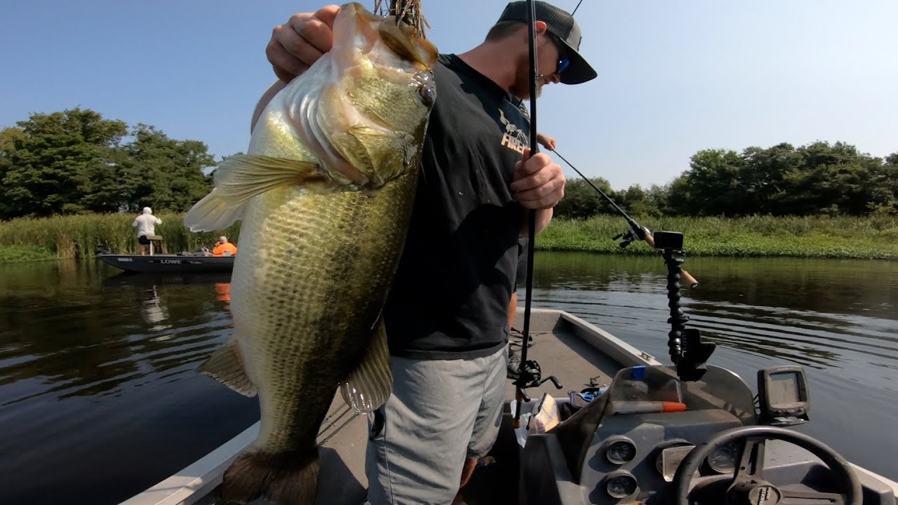BASS Fishing MILLIONAIRES Private BACKYARD POND!! (HUGE BASS)