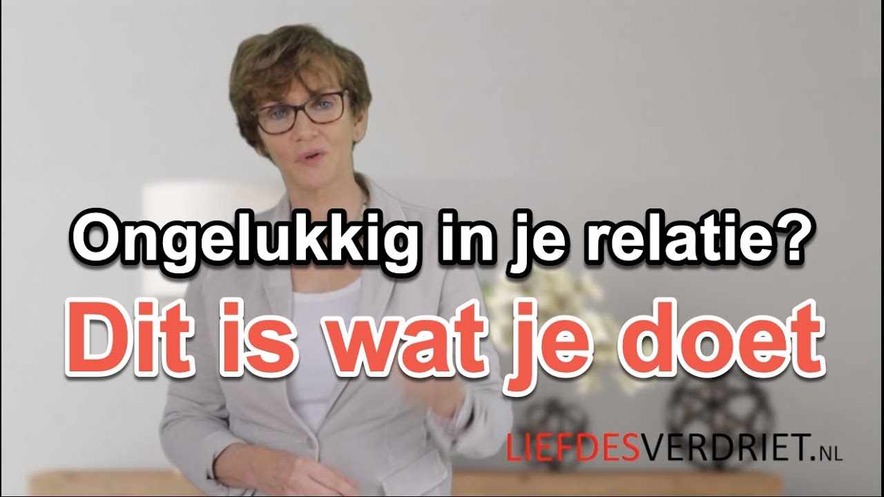 Ongelukkig in de relatie? De beste manier om dit te stoppen!