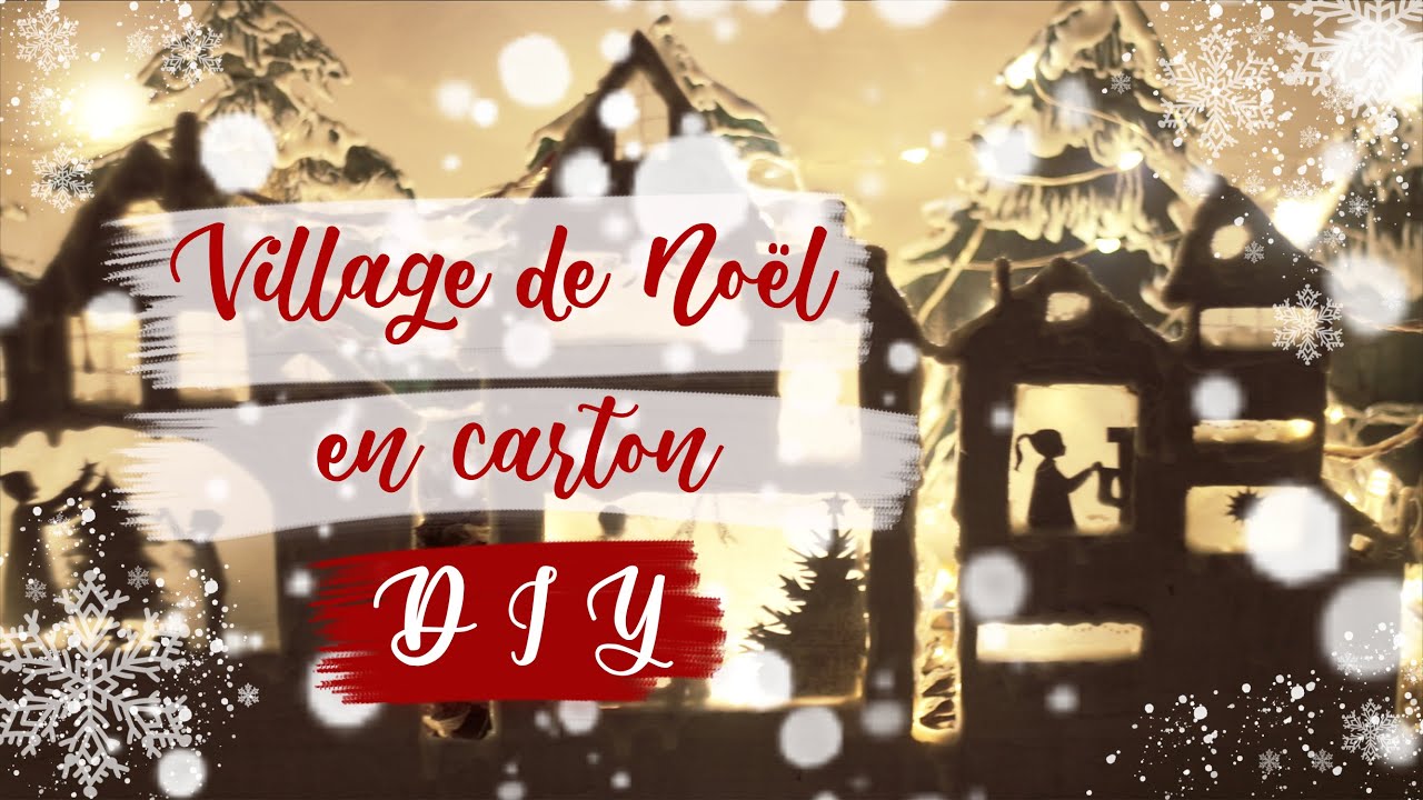 #4 - DIY DÉCO DE NOËL EN CARTON RÉCUP