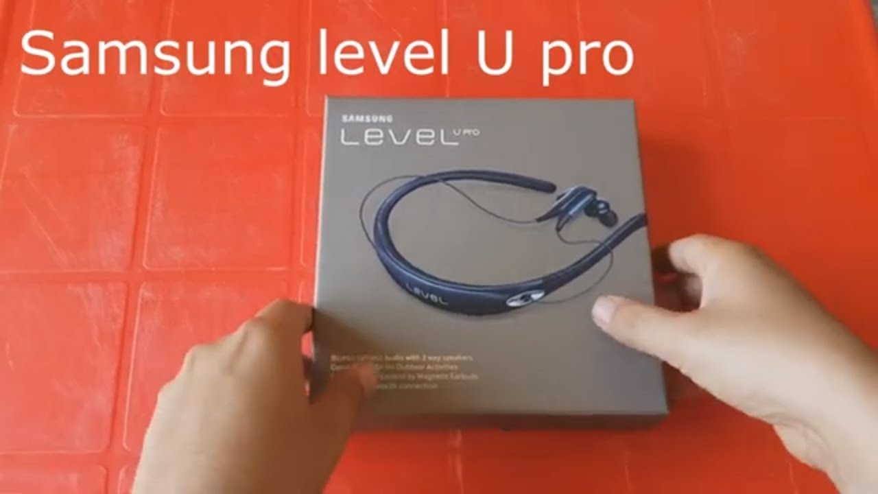 Samsung Level U Pro Wireless Bluetooth Headphones (Black) Unboxing 2019