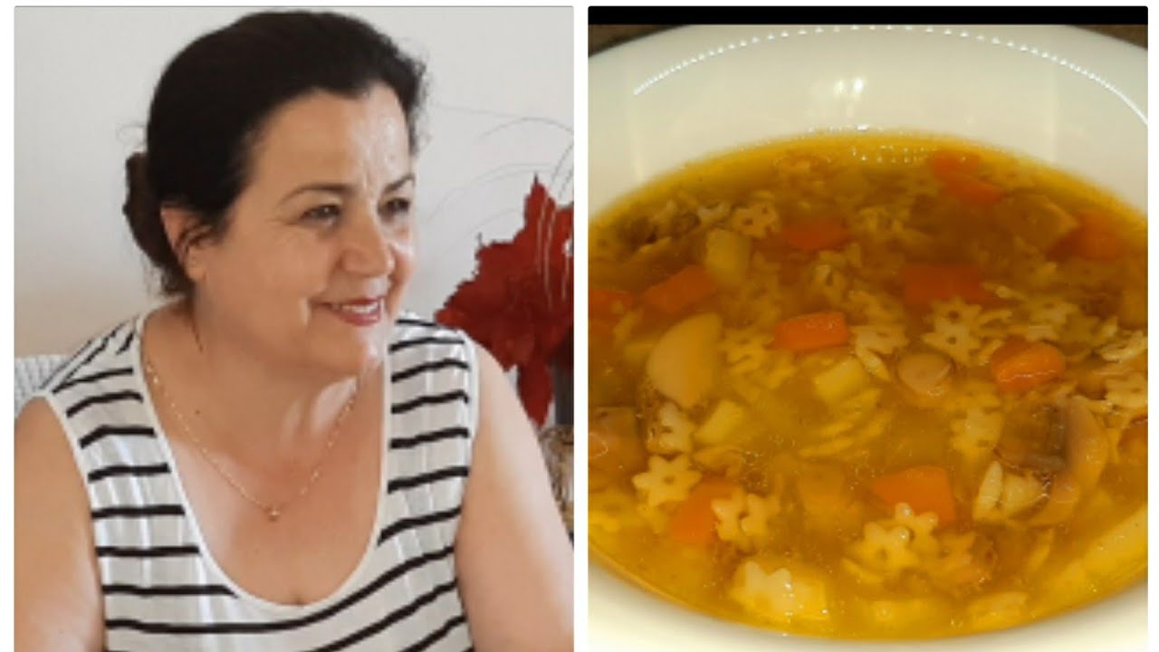 Supë me perime e makarona për 30 minuta gati!