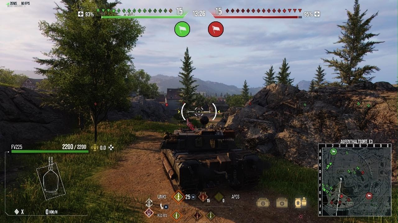 World of Tanks console  FV225 10,9k dmg AceTanker