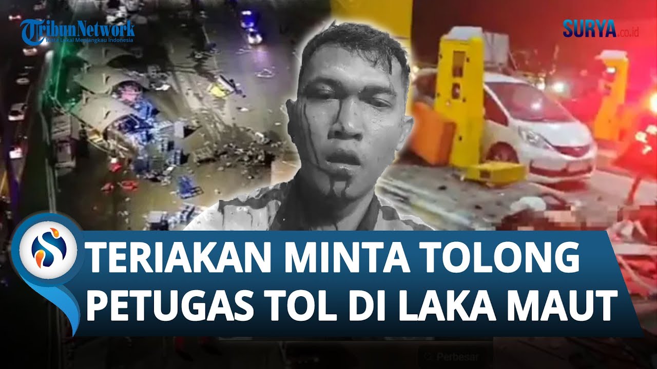 SAMPAI BERDARAH-DARAH, Petugas Tol Ciawi Teriak MINTA TOLONG saat Laka Maut, Mayat Berserakan