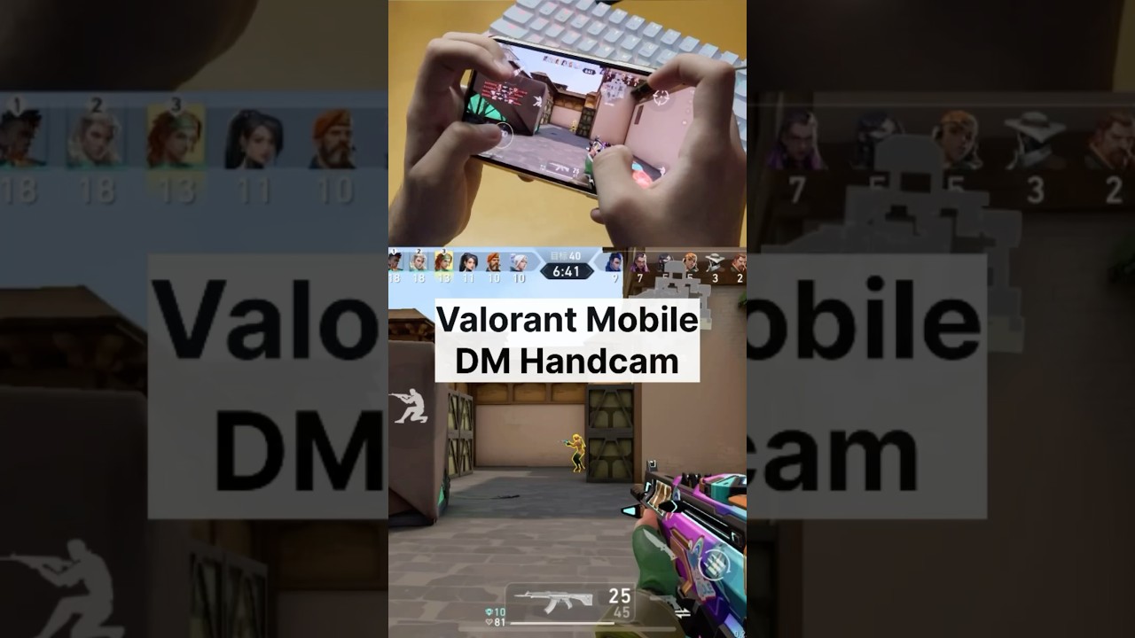 VALORANT MOBILE HANDCAM GAMEPLAY! #shorts #valorantmobile #valorant