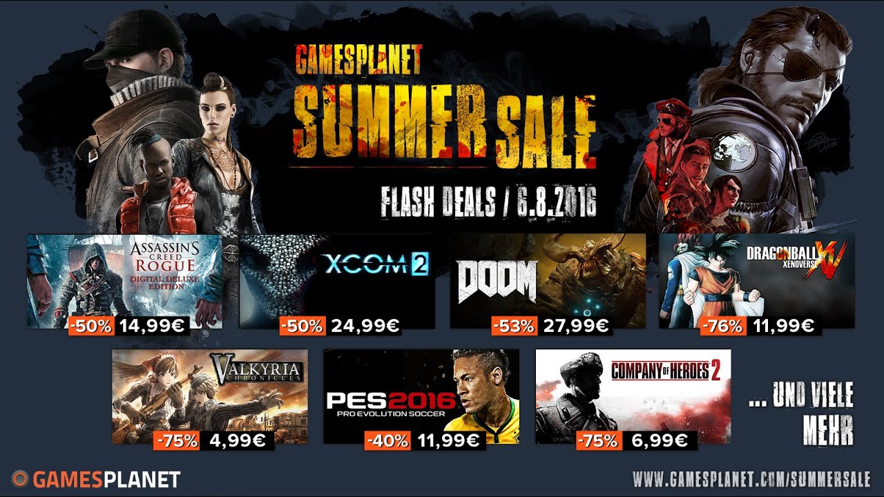 DOOM, X-COM, BIOSHOCK usw. SUMMER SALE Tag 6 - GamesPlanet.com - by Paxis