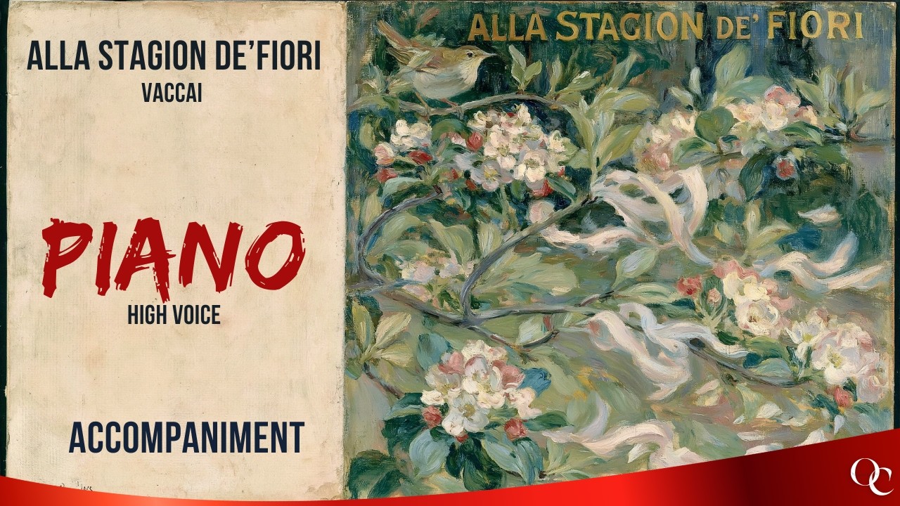 Vaccai  Alla stagion High Voice Piano accompaniment, G Major