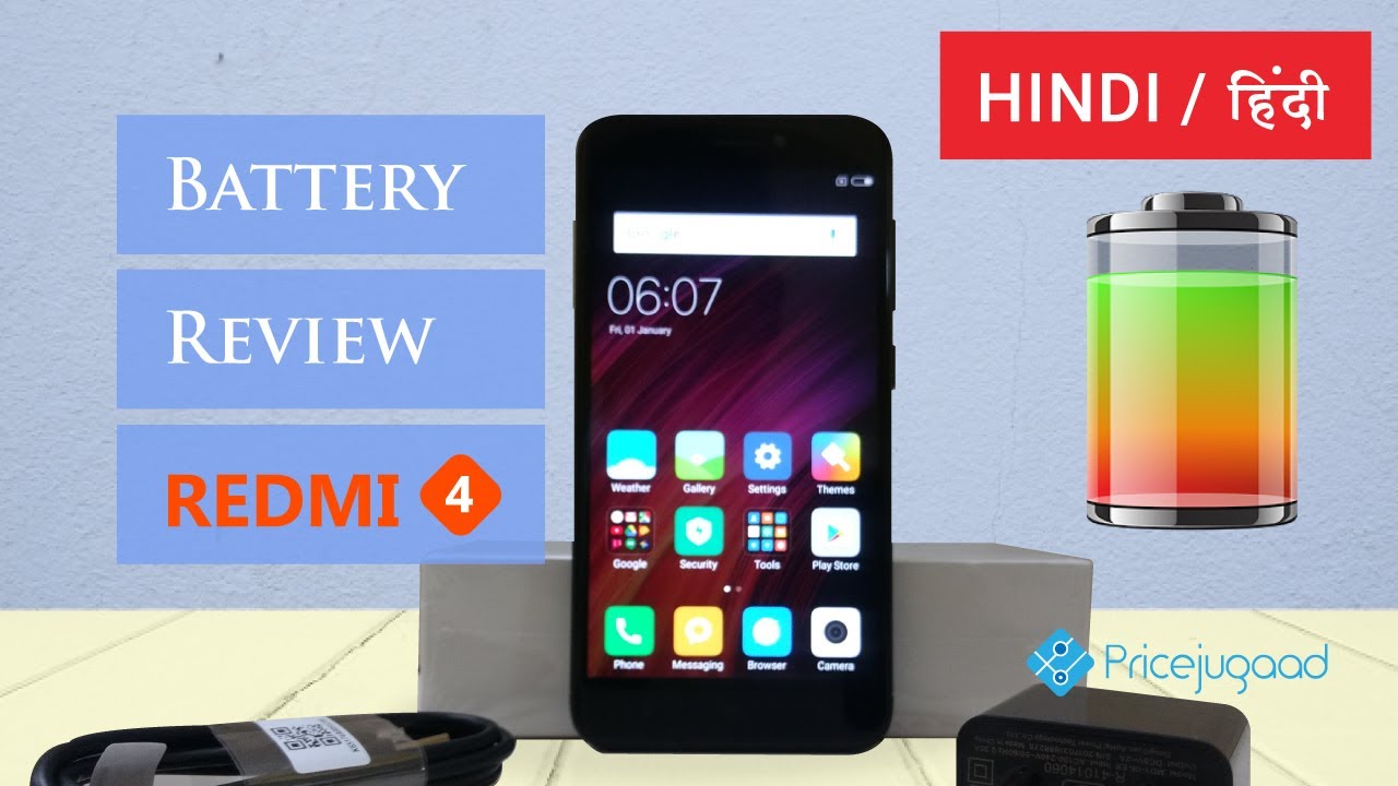 Xiaomi Redmi 4 Battery - Charging & Discharging Complete Test [Hindi/ हिन्दी]