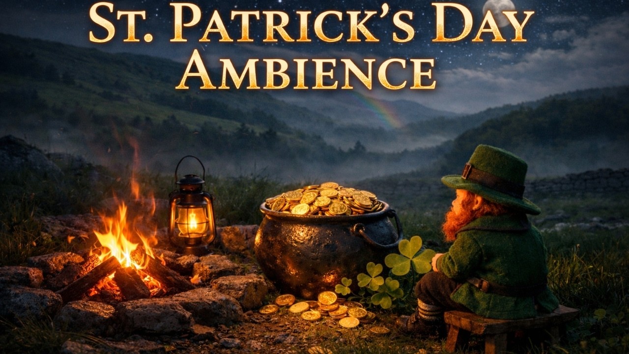St. Patrick’s Day Celtic Ambience – Harp, Whistle & Irish Hill at Dawn