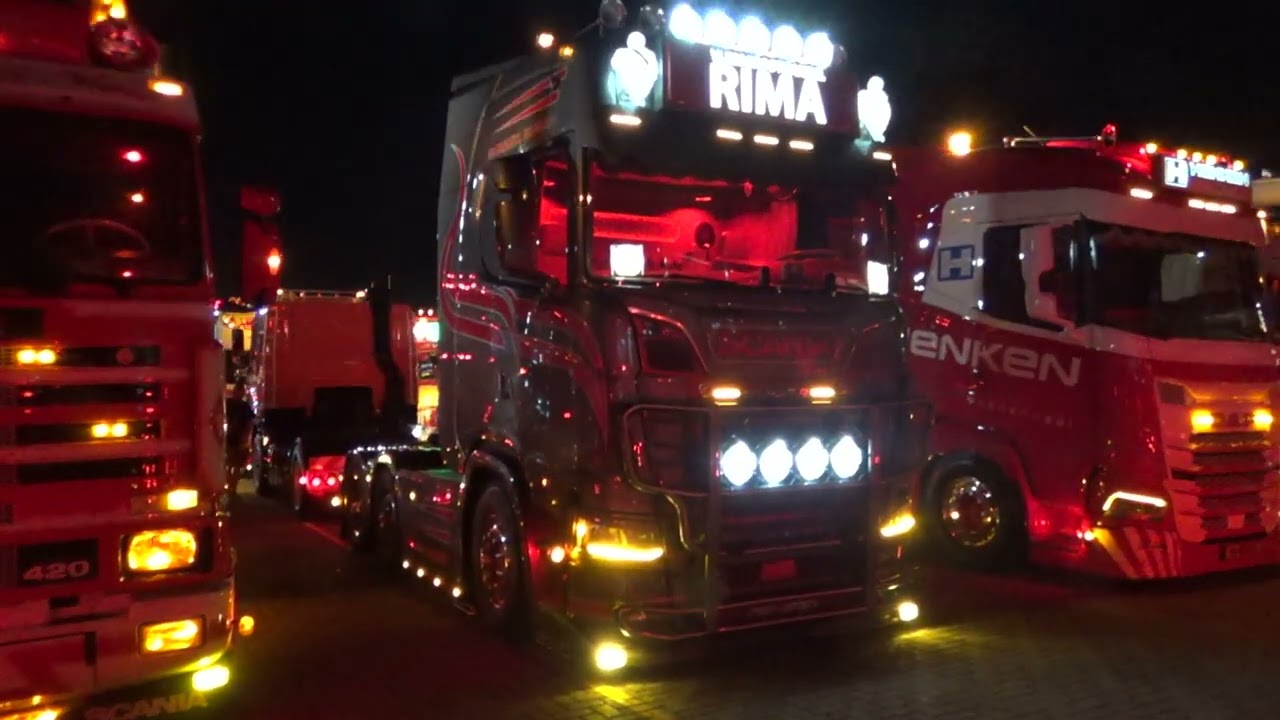 Truckstar Assen Light Extravaganza Sat night #lights #horns